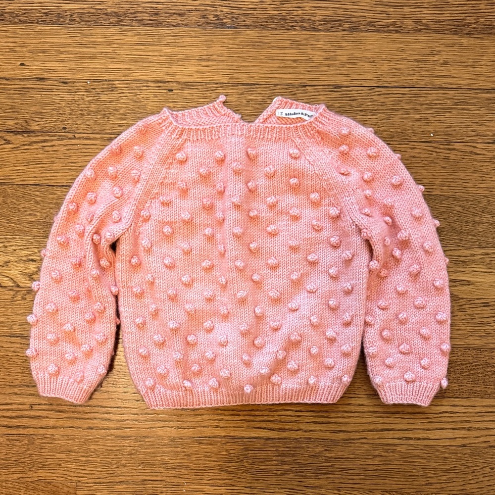 Misha and Puff girls popcorn Sweater